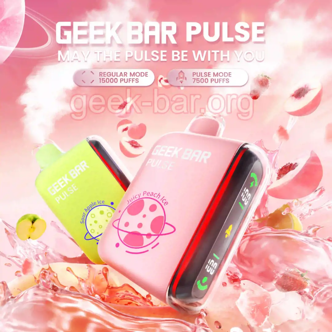Strawberry Banana Flavors Fruit Planet Edition Geek Bar Pulse Disposable Vape - NICEPRO.US